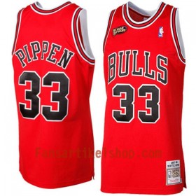 NBA Chicago Bulls Trikot Scottie Pippen 33 Hardwood Classics Rot Swingman - Herren